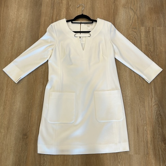 Etcetera Moolit dress dress light cream color size 8 - Picture 2 of 15